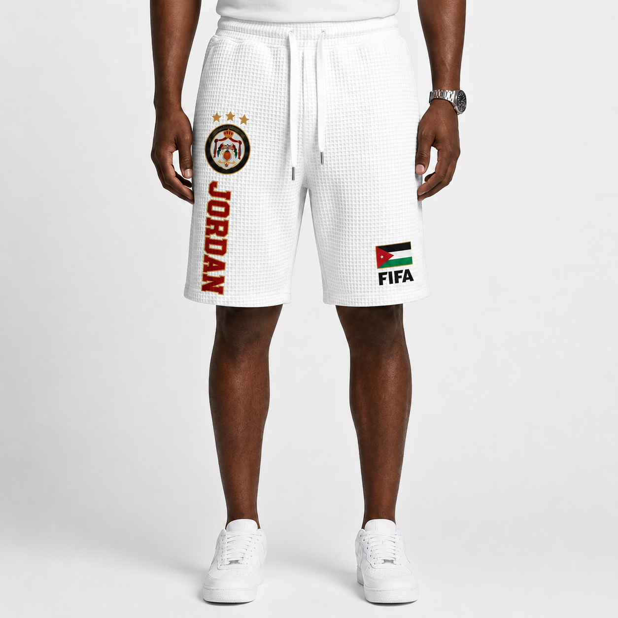FIFA 2026 Jordan Printed Waffle Football Fan Shorts