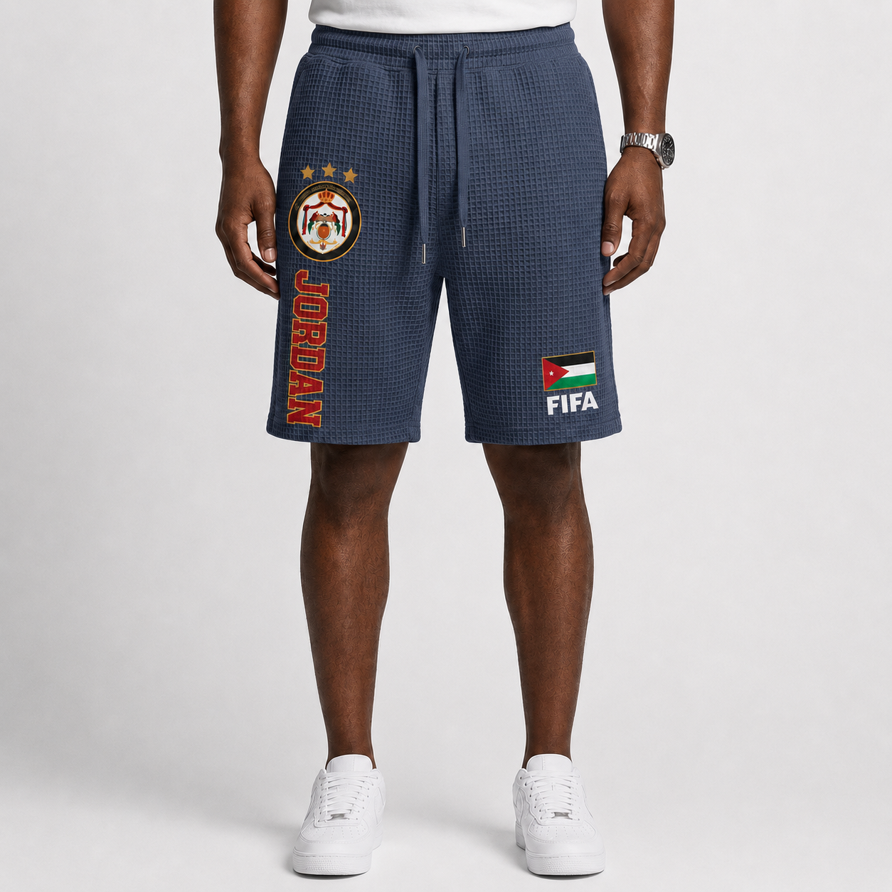 FIFA 2026 Jordan Printed Waffle Football Fan Shorts