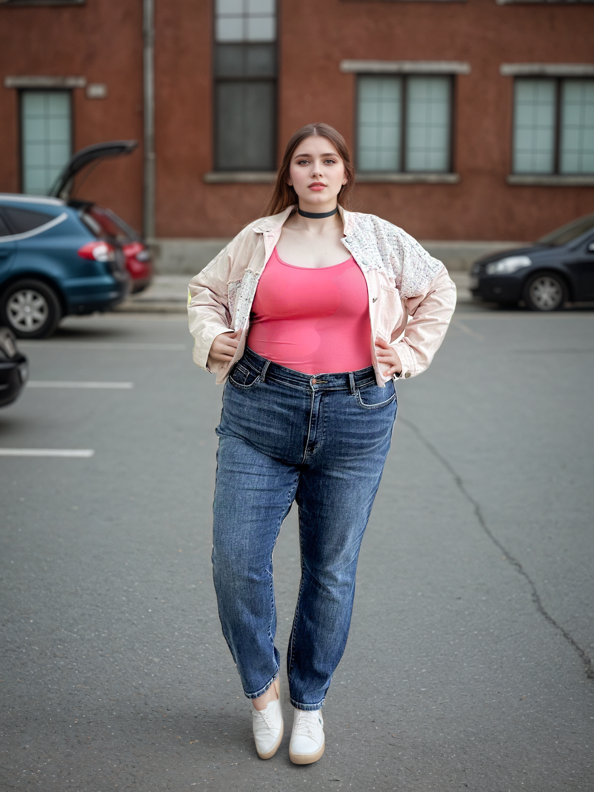Women's JB Tummy Control Butt Lifting Jeans – lifestyle view 13