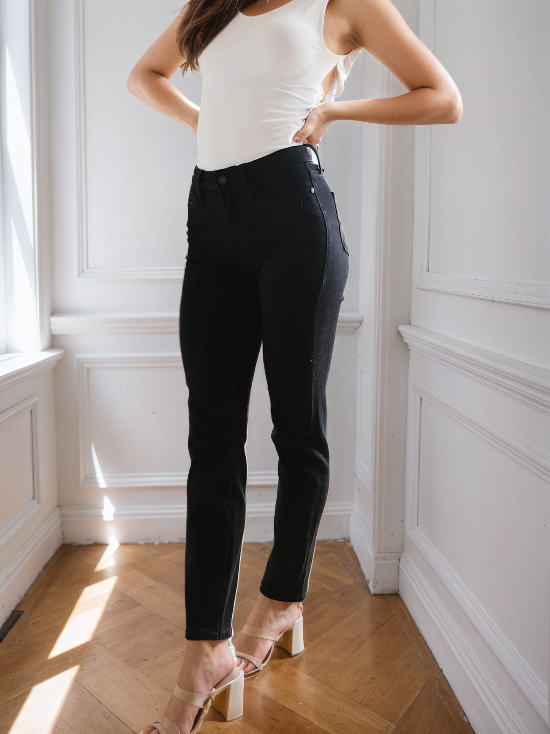 Women's JB Tummy Control Butt Lifting Jeans – lifestyle view 16
