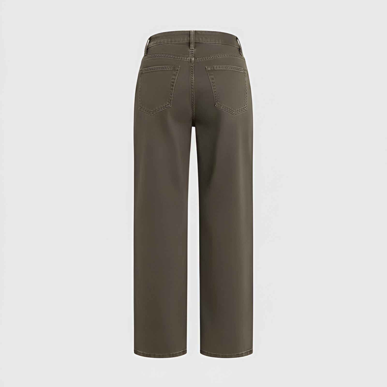 Women's Mid Rise Stretch Fabric Casual Trousers – lifestyle view 18