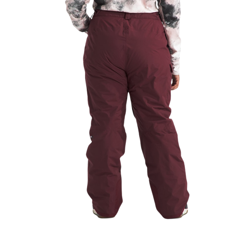 Plus Size Water Resistant Snow Pants With Pockets – back view detail