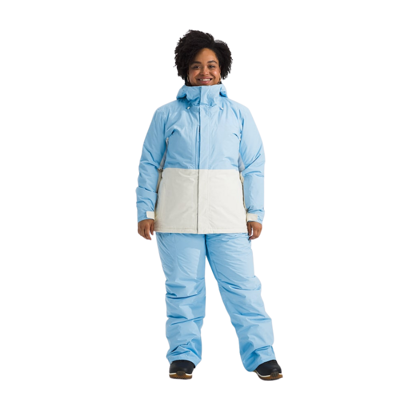 Water Resistant Plus Size Snow Pants With Zippered Pockets - Outdoor Act – back view detail