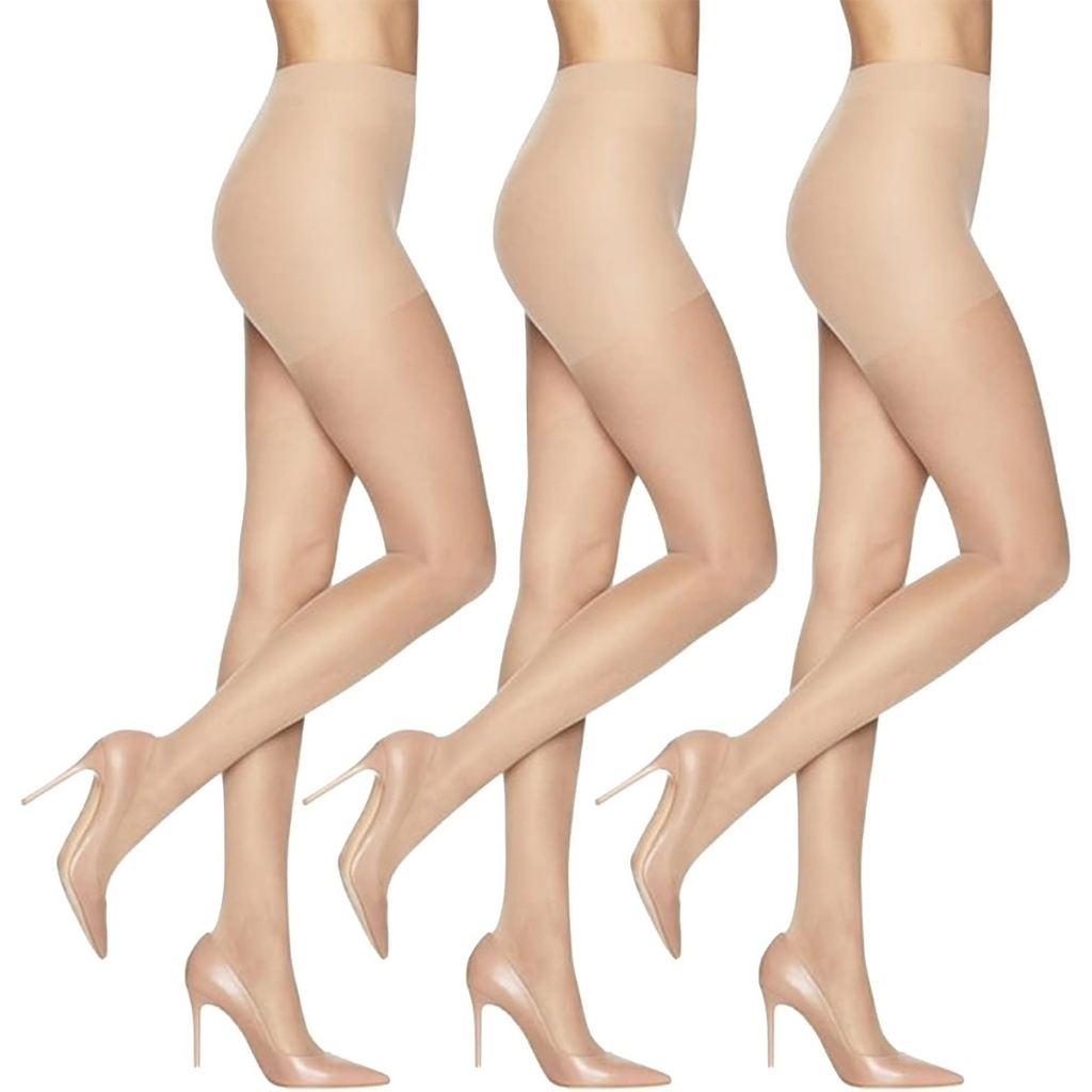 Sheer Control Top Pantyhose For Women – back view detail