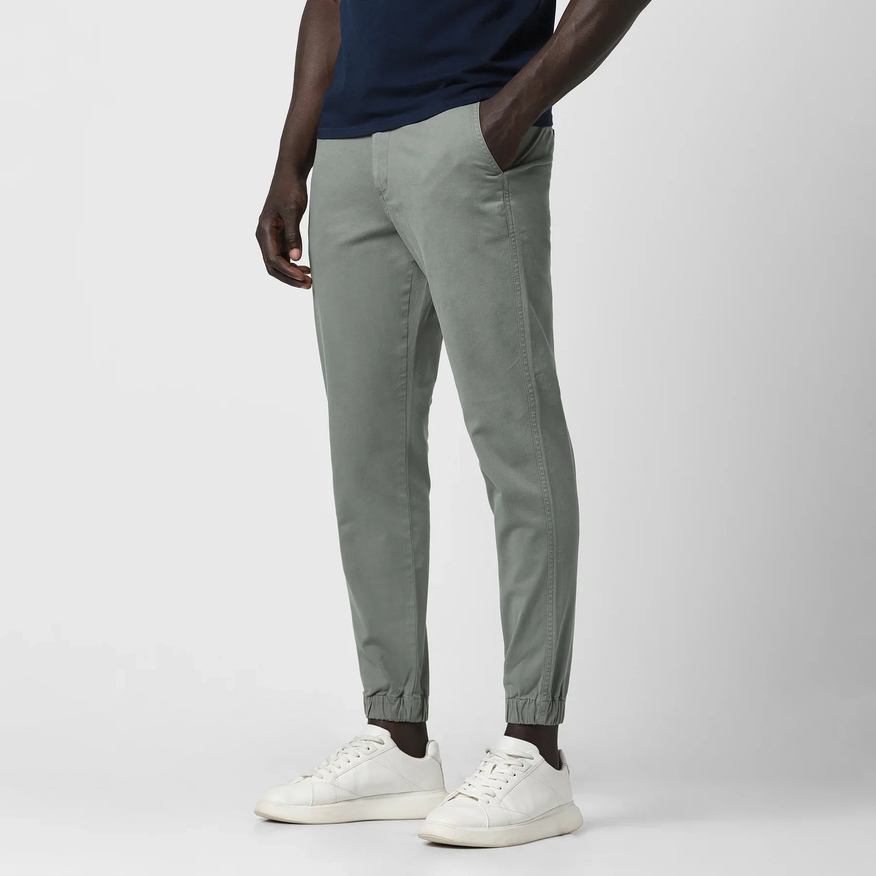 Stretchable Side Pockets Jogger Pants – lifestyle view 40