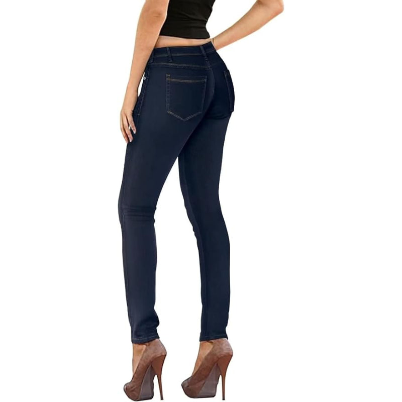 Stylish Comfy Stretch Denim Skinny Jeans – lifestyle view 30