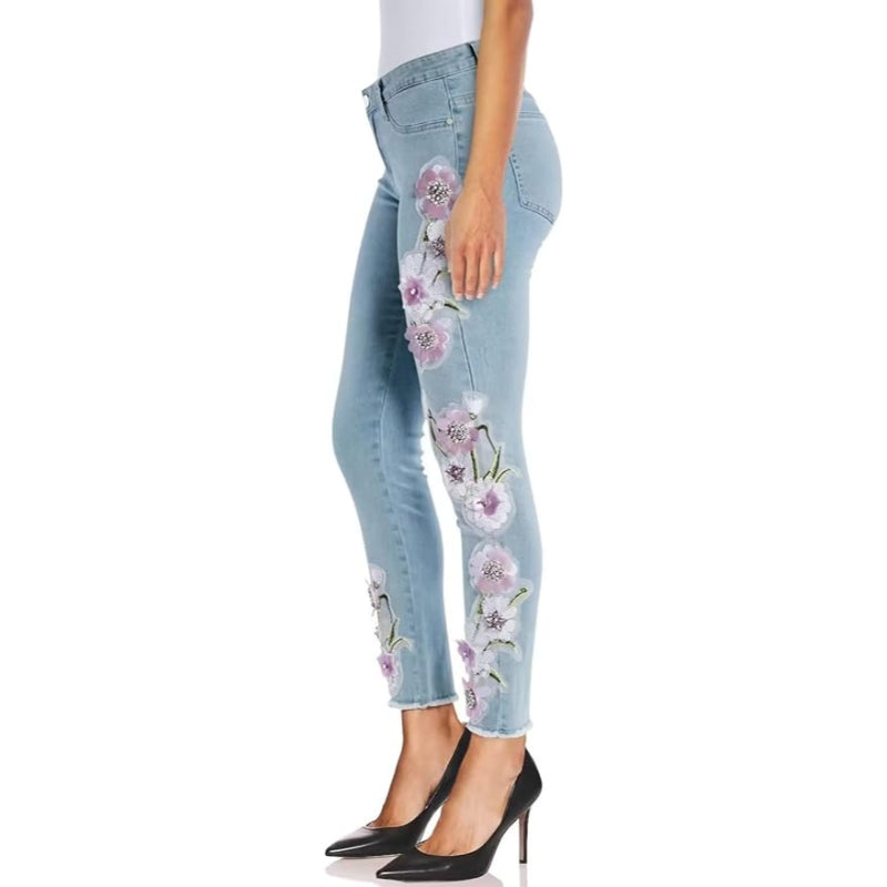 Stylish Comfy Stretch Denim Skinny Jeans – lifestyle view 15