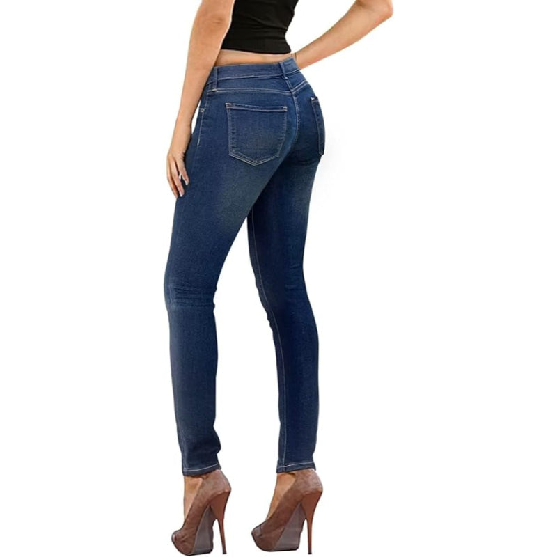 Stylish Comfy Stretch Denim Skinny Jeans – lifestyle view 21