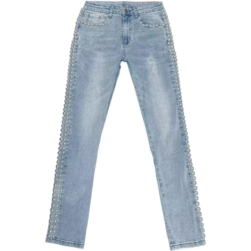 Stylish Comfy Stretch Denim Skinny Jeans – lifestyle view 12