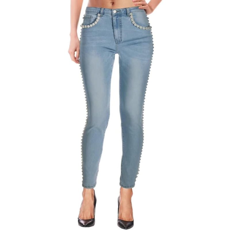 Stylish Comfy Stretch Denim Skinny Jeans – styled outfit view