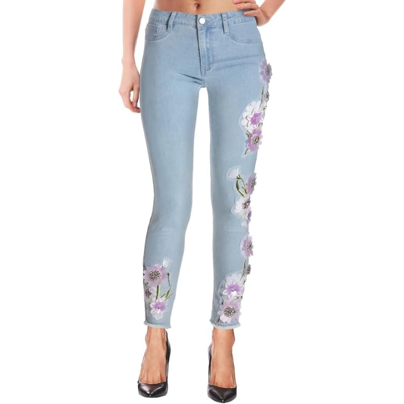 Stylish Comfy Stretch Denim Skinny Jeans – lifestyle view 14