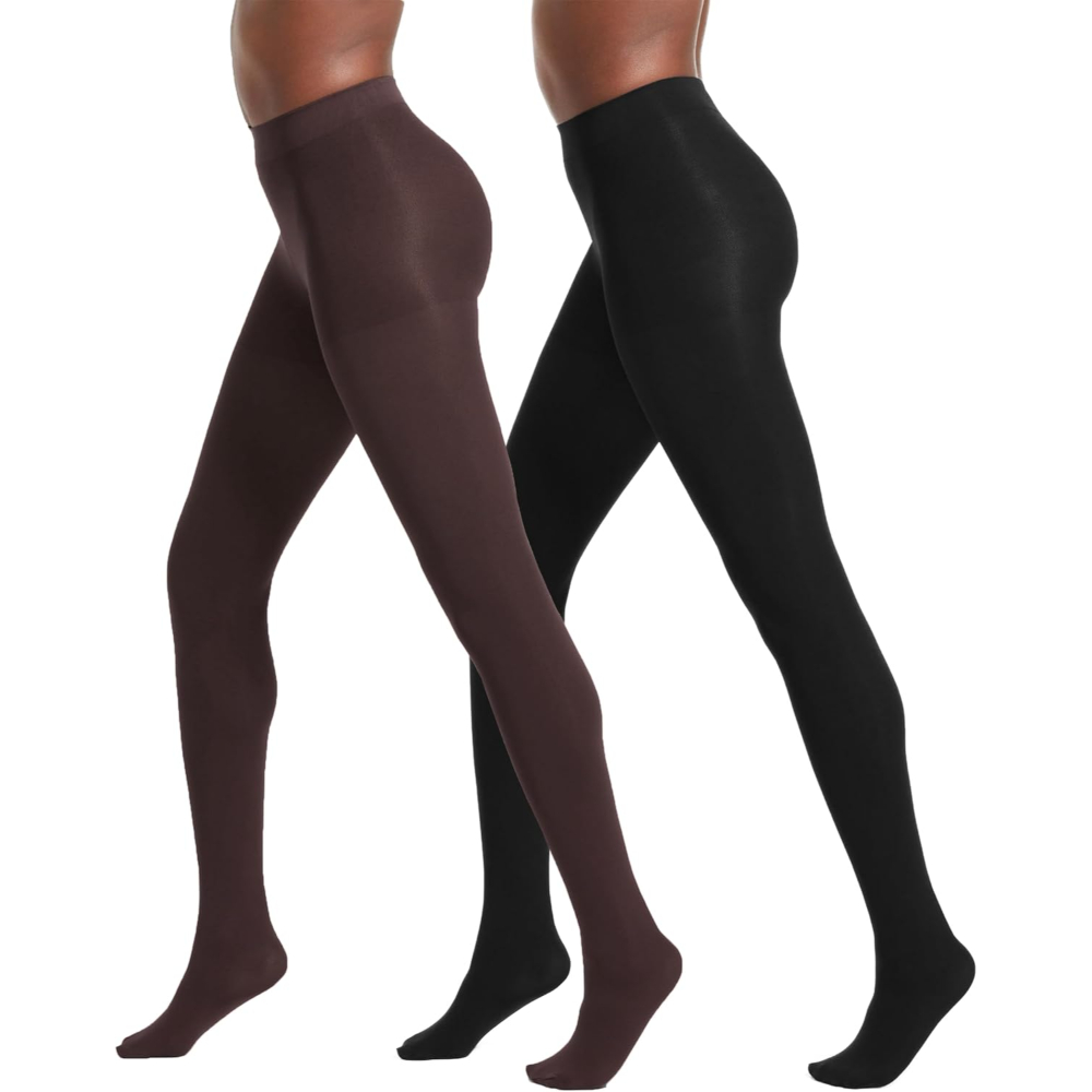 Women's Classic Opaque Control Style Pull On Tights – women's cargo pants front view