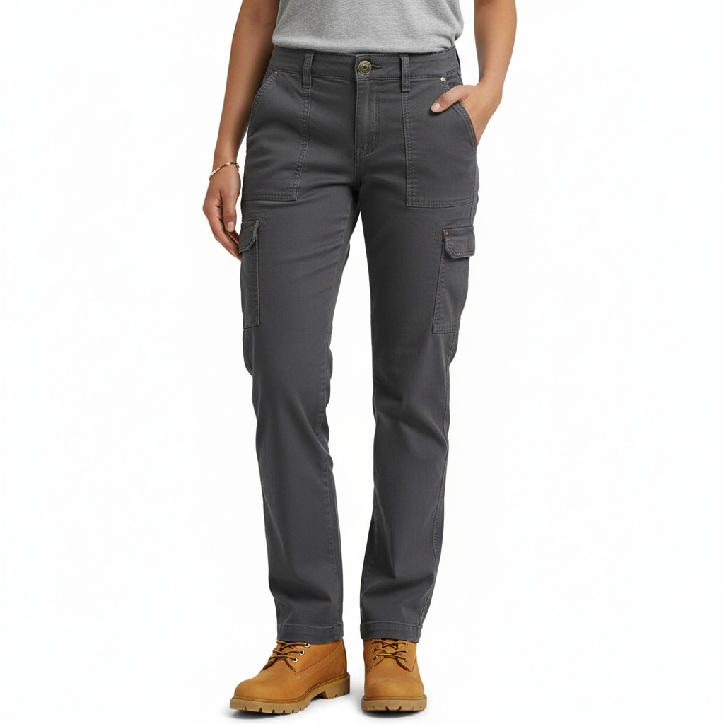 Flex To Go Straight Fit Utility Pants For Women – styled outfit view