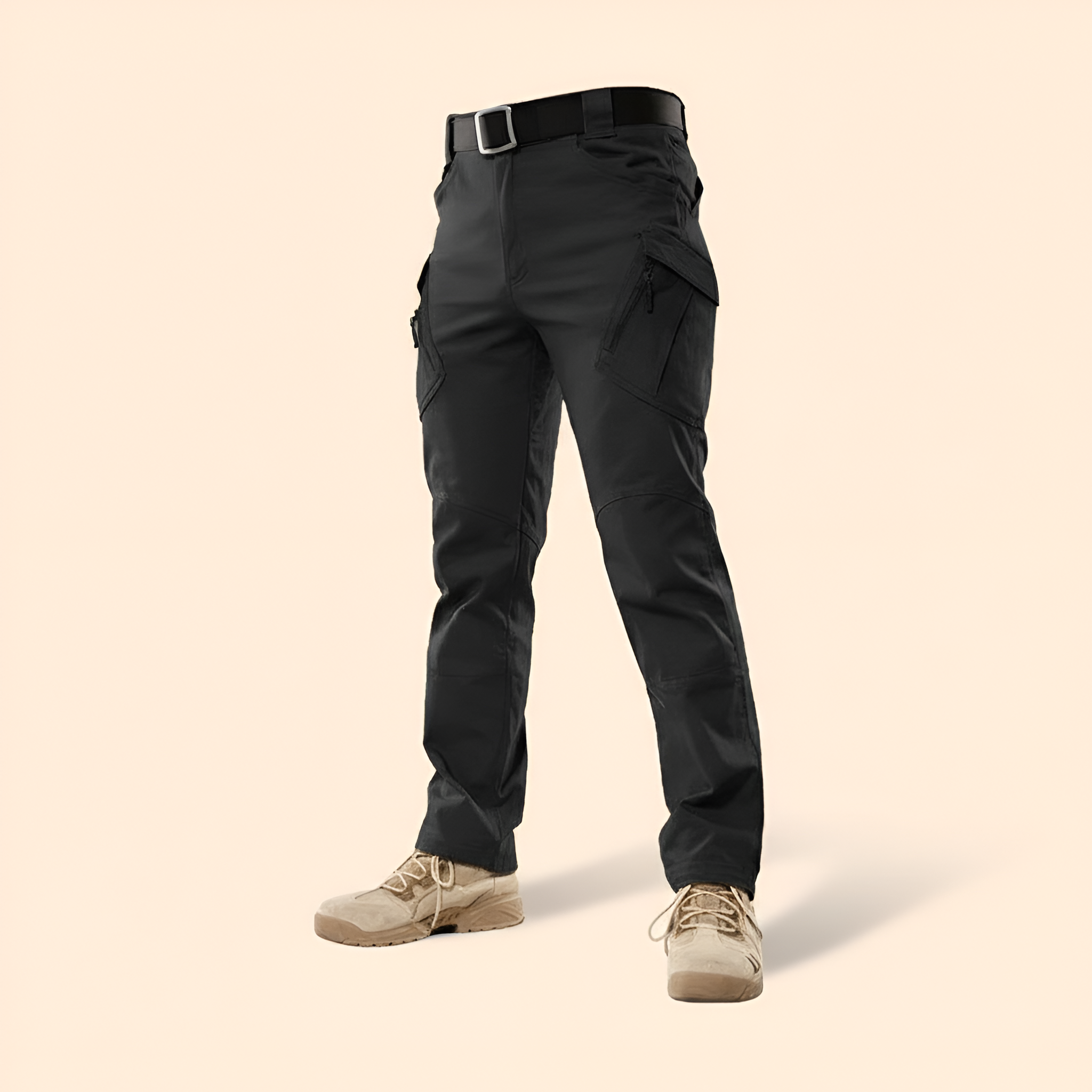 Multi Purpose Tactical Cargo Pants For Men – side profile view