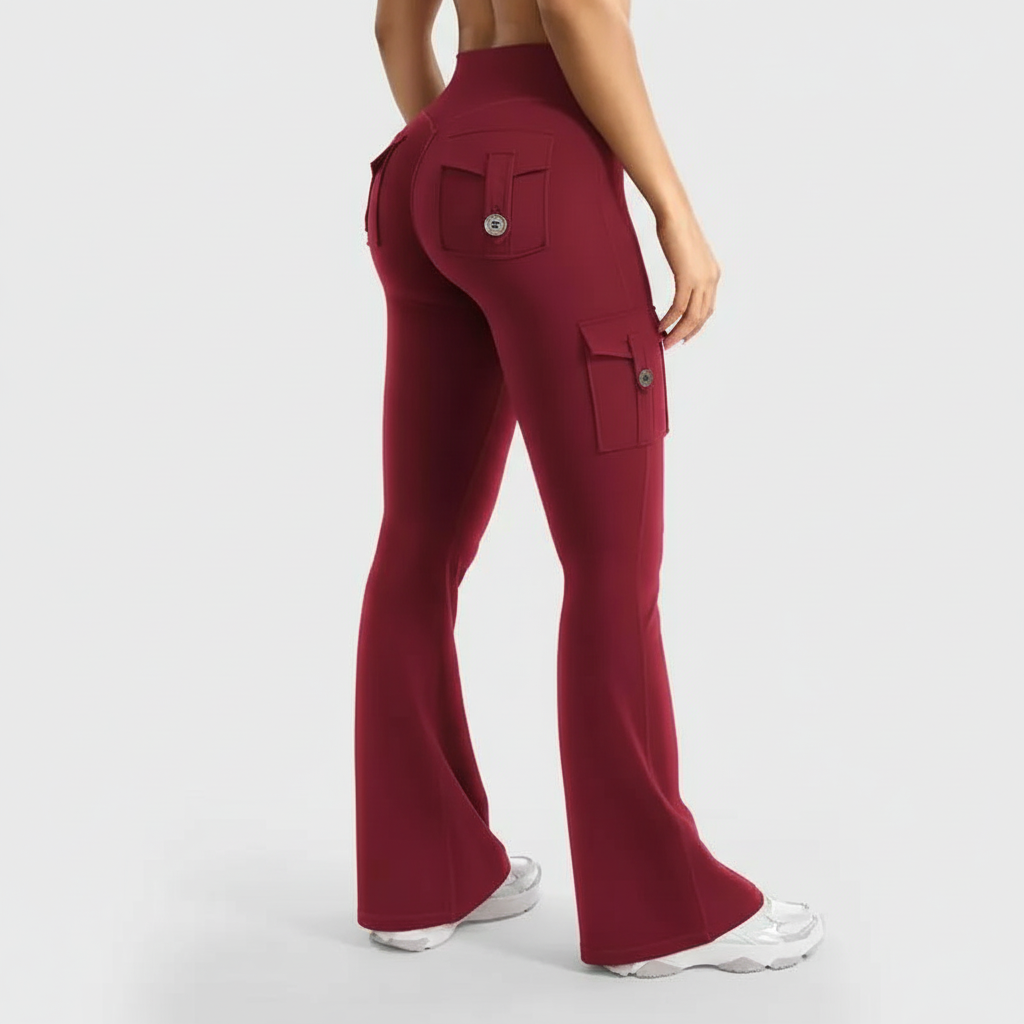 Flare Cargo Workout Yoga Pants