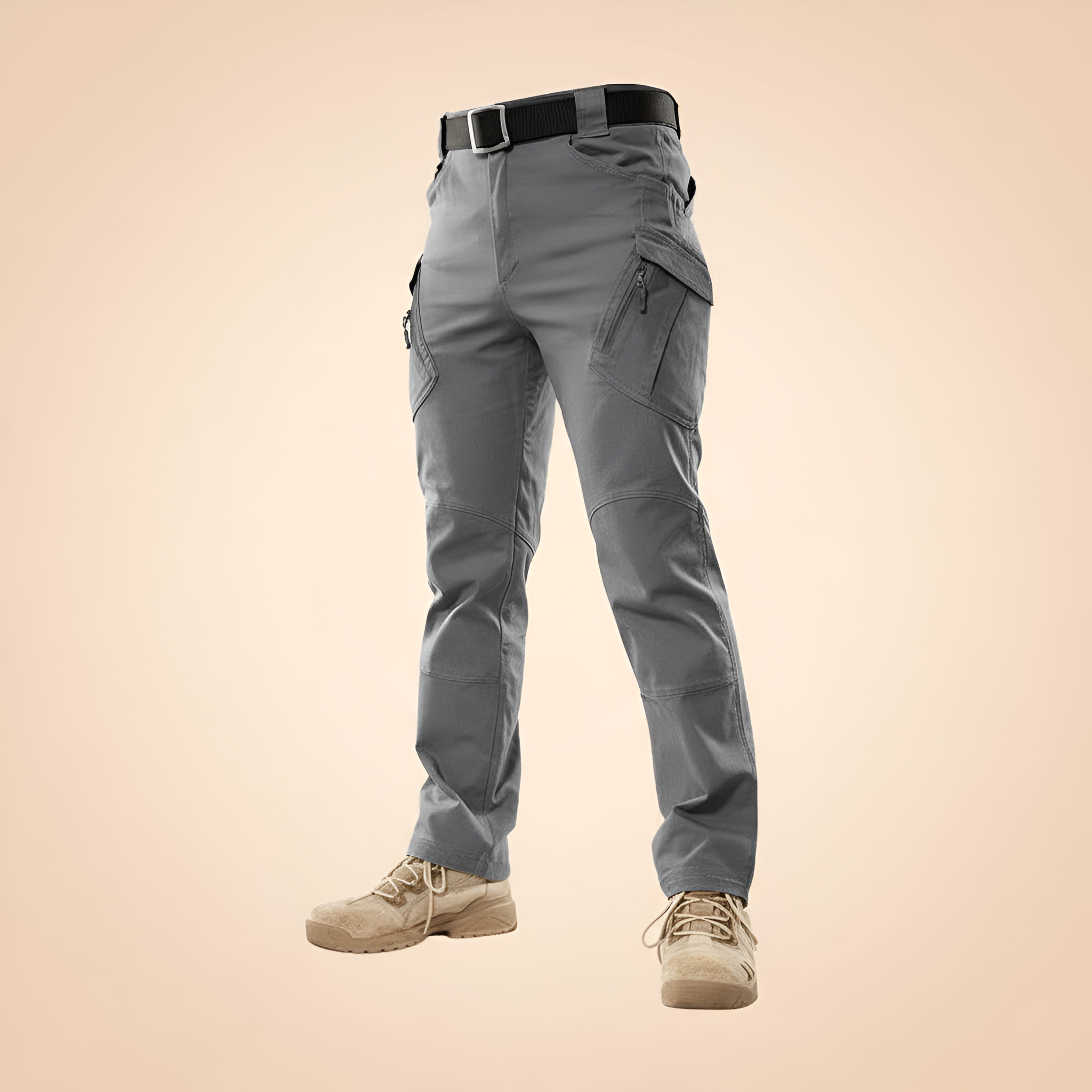Multi Purpose Tactical Cargo Pants For Men – waistband detail