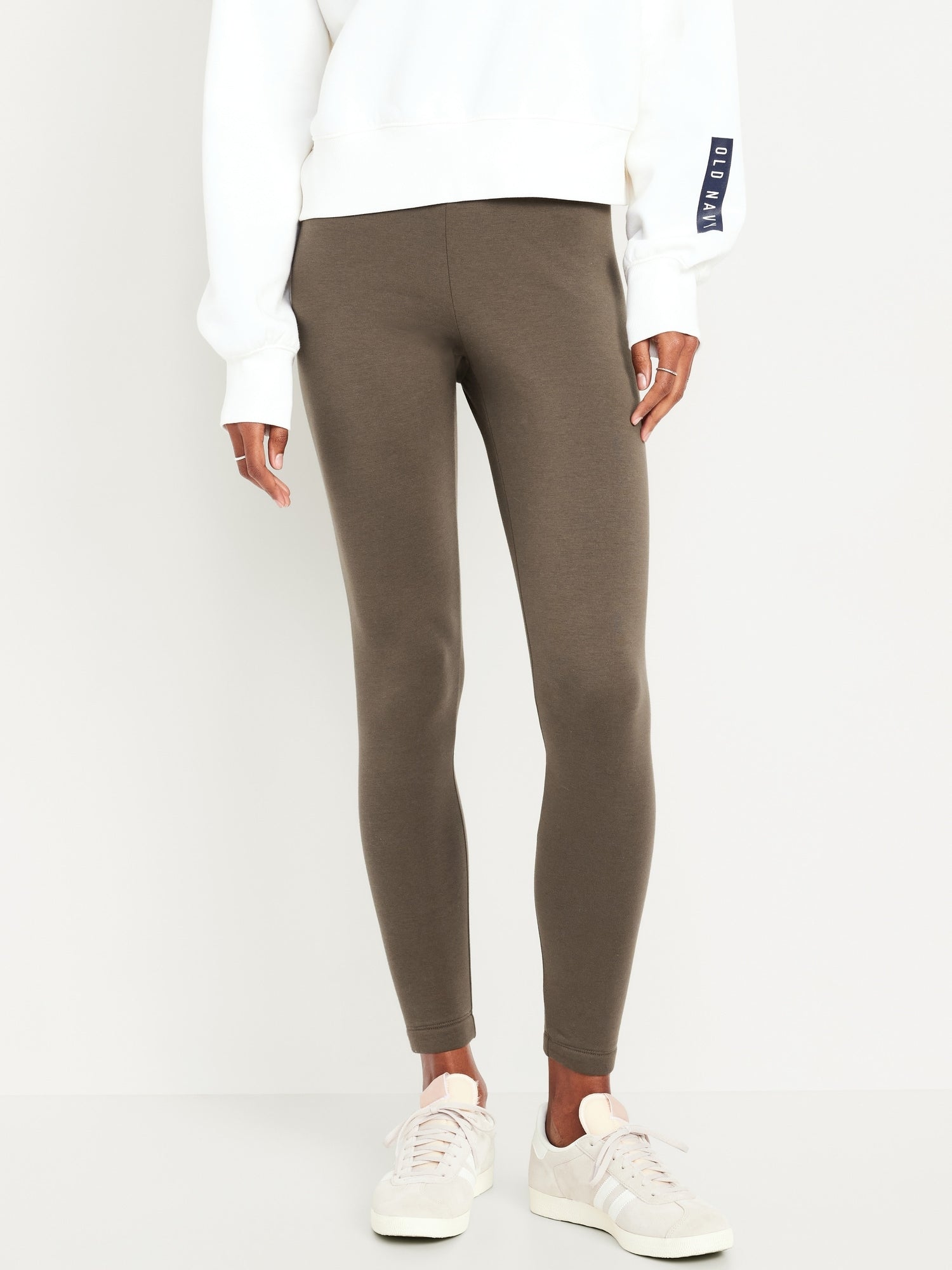 Women's High Waisted Fleece Lined Leggings – lifestyle view 19