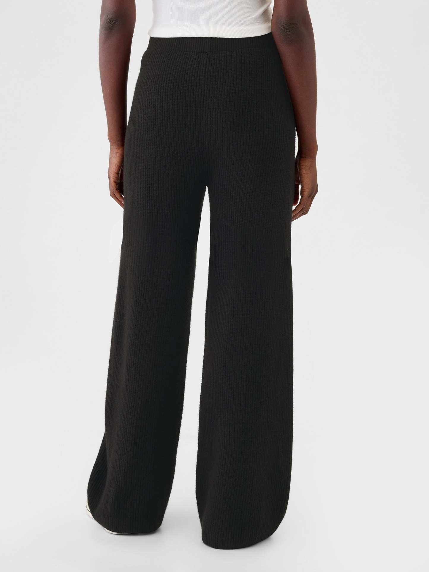 Warm Shaker Stitch Sweater Knit Pants