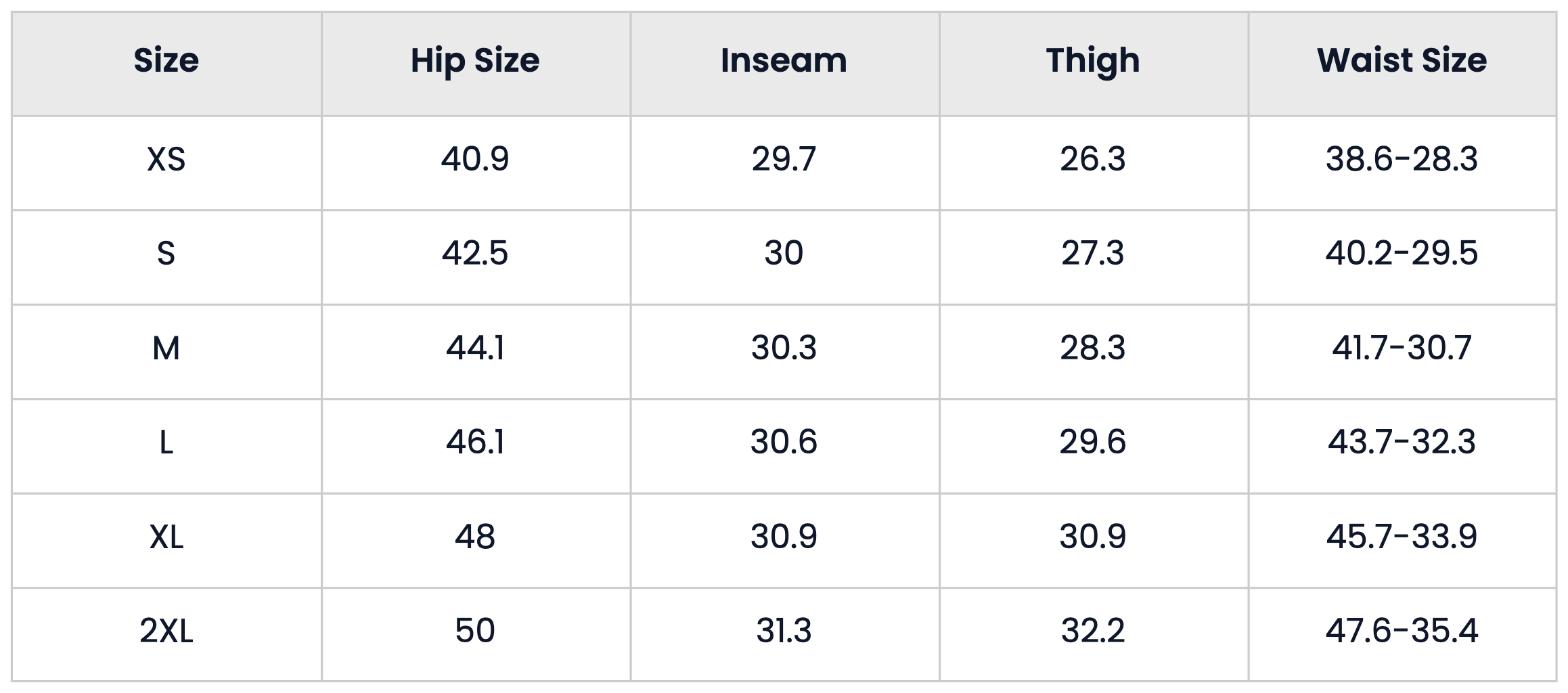 Size Chart for Loose Drawstring Graphic Sweatpants For Men