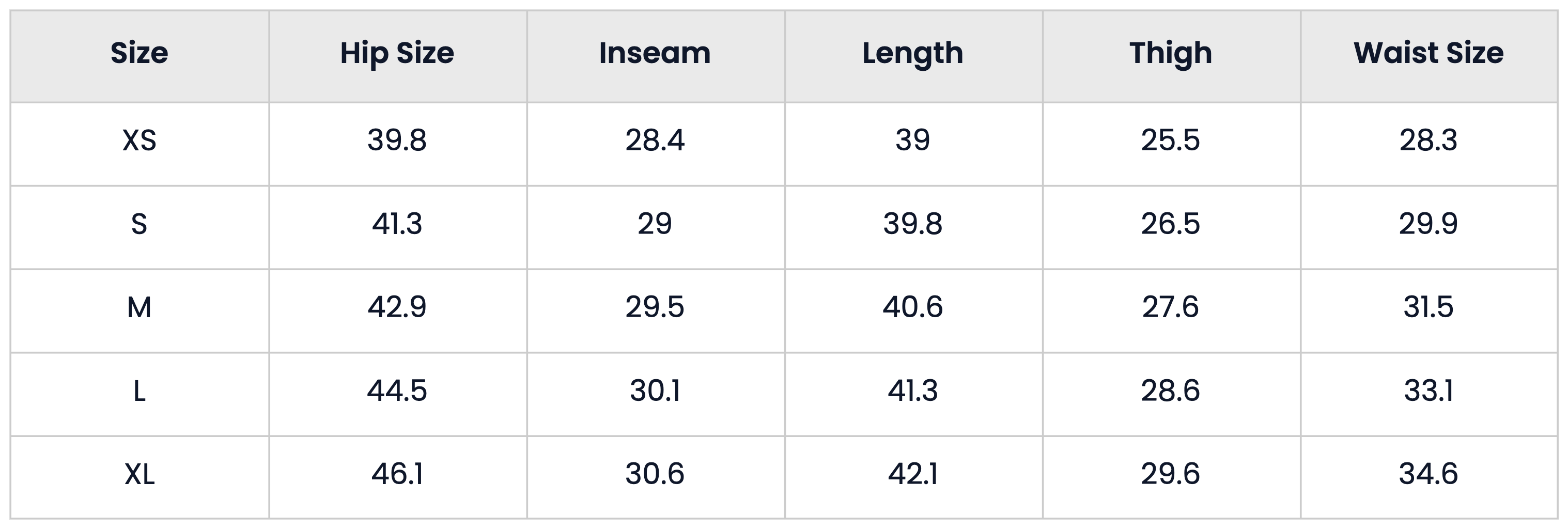 Size Chart for Raw Denim wide silhouette Jeans with Patch Design for Men