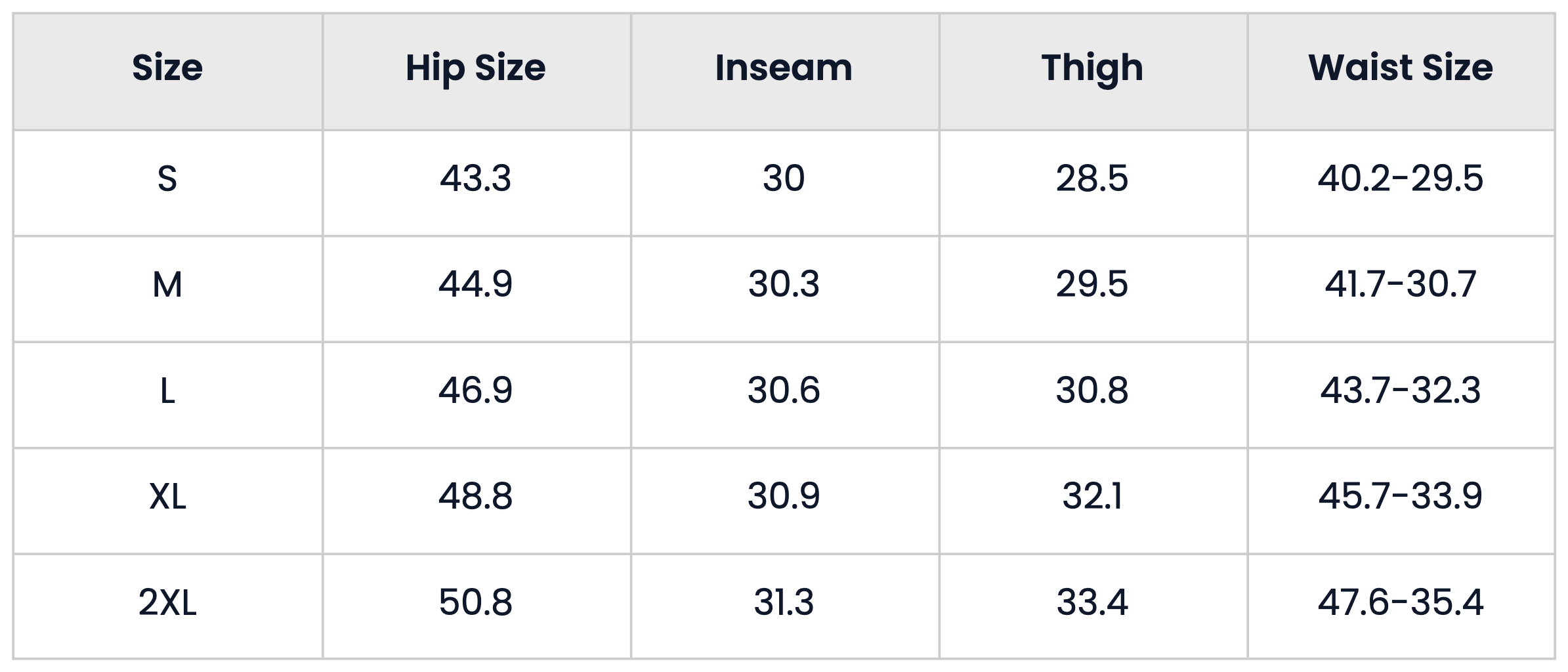 Size Chart for Cross Embroidered Drawstring Loose wide silhouette Sweatpants for Men