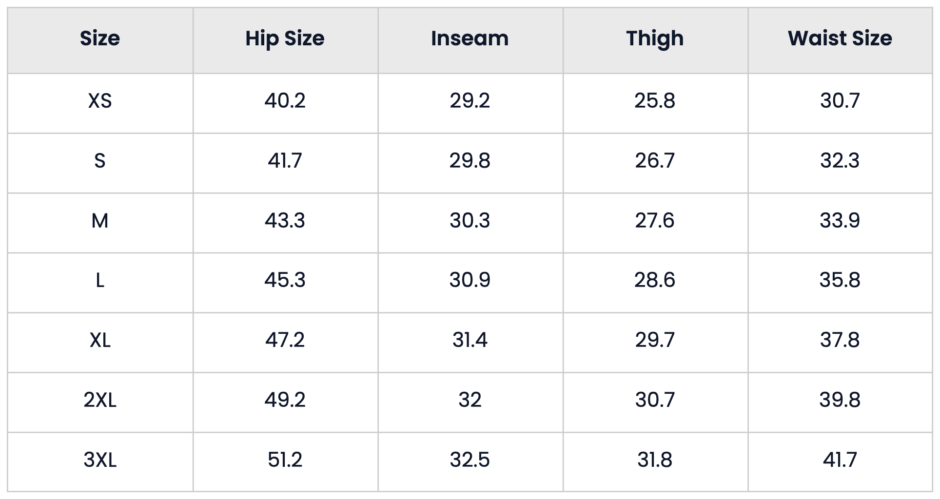 Size Chart for Loose Fit Washed Baggy Skater Denim Jeans Y2K Streetwear for Men