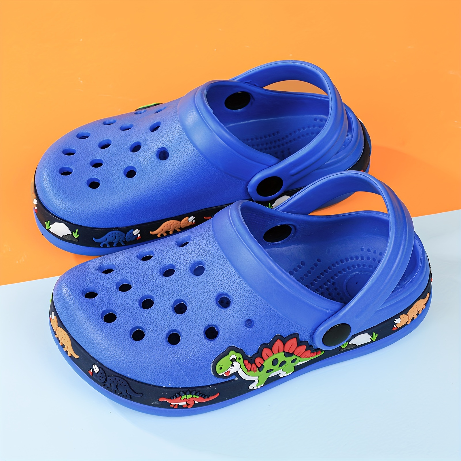 Casual Non Slip Pinted Summer Wear Flat Clogs For Kids