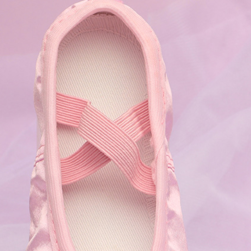 Sparkly Ballet Flats with Bow and Gem Detail for Girls