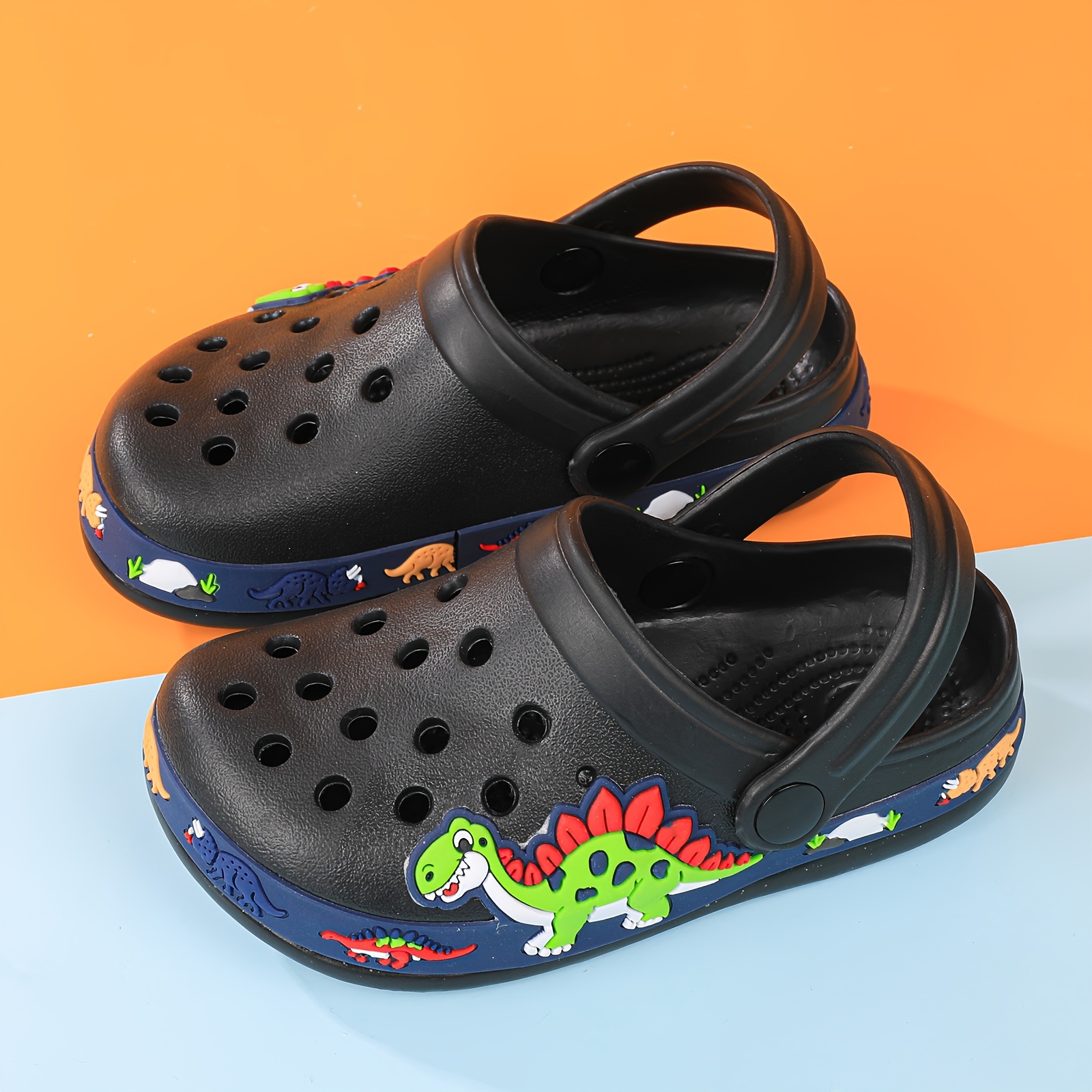 Casual Non Slip Pinted Summer Wear Flat Clogs For Kids