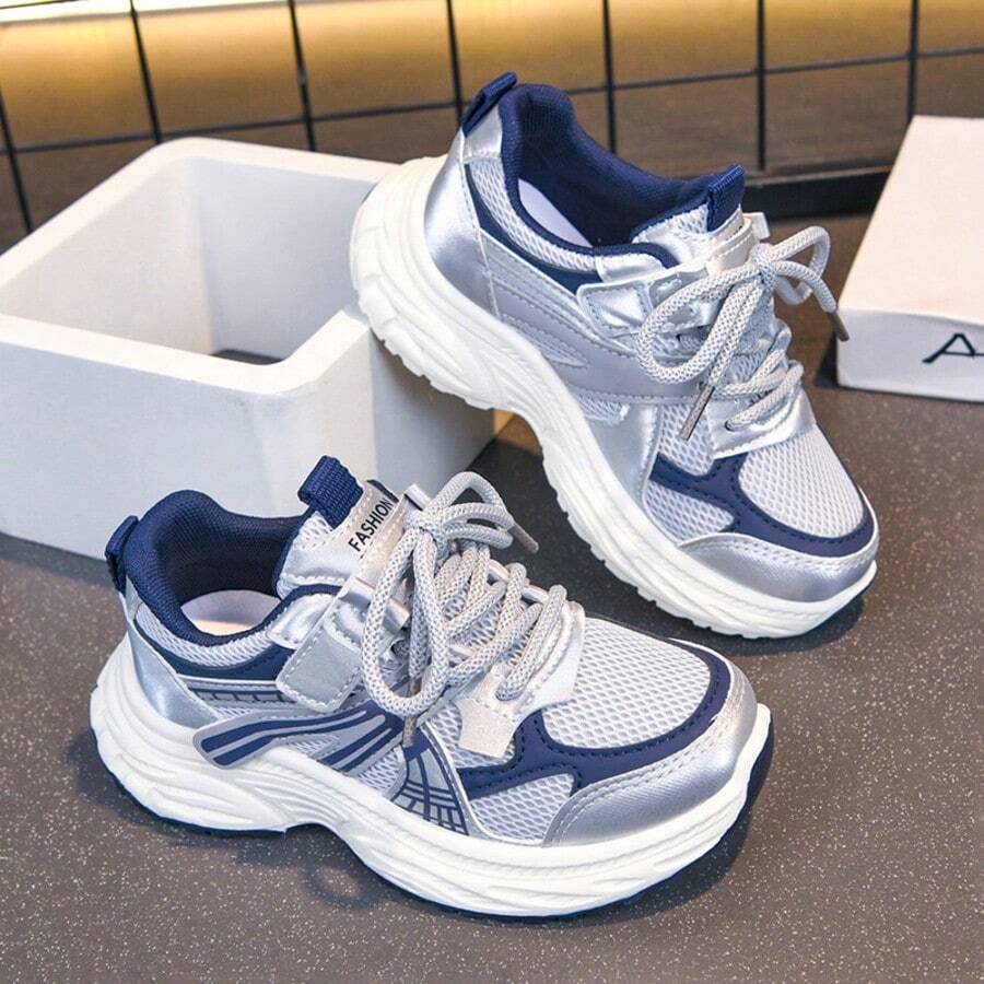 Casual Non Slip Thick Sole Athletic Sports Shoes For Kids