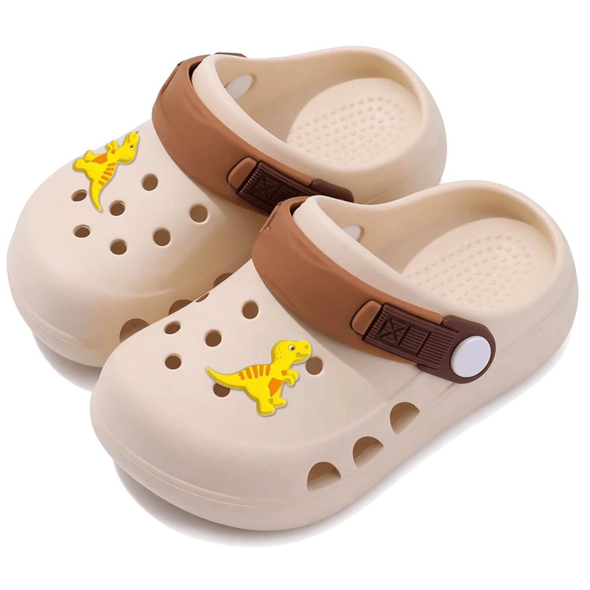 Dinosaur Slip On Summer Slides Sandals For Kids