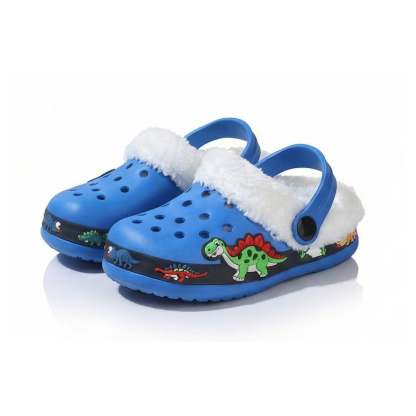 Cozy Clogs With Construction Vehicle Design