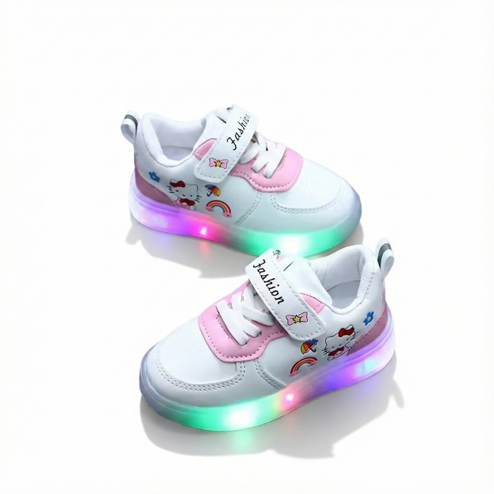 Kids Light Up Cartoon Sport Shoes