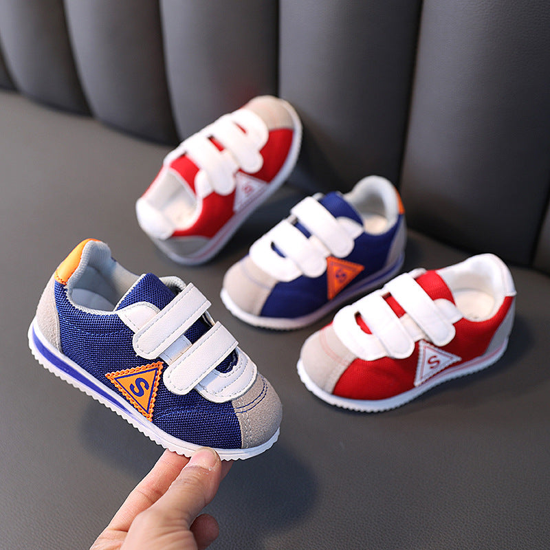 Baby Breathable Sneakers Children Soft Bottom Shoes