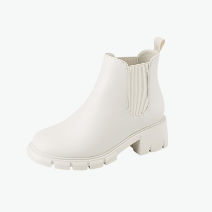 Girls Chelsea Boots With Comfortable Lug Sole