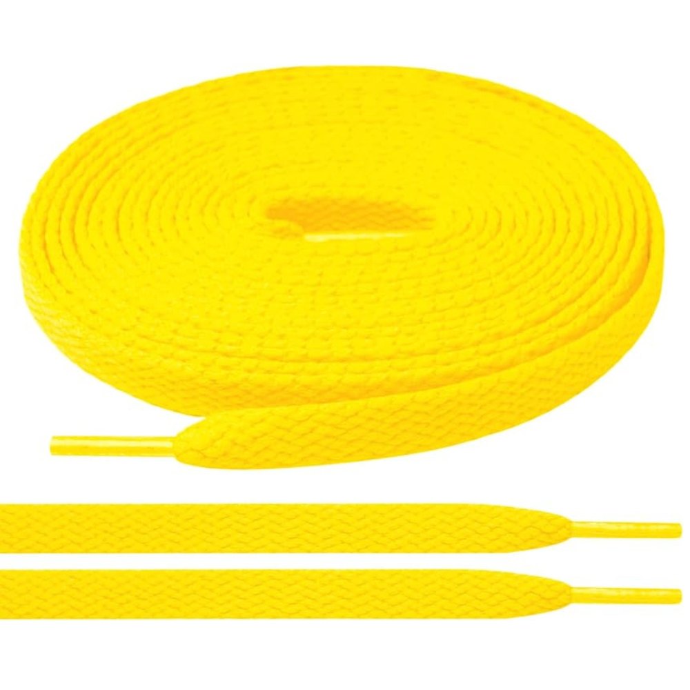 Pair of 2 Flat Shoelaces for Sneakers