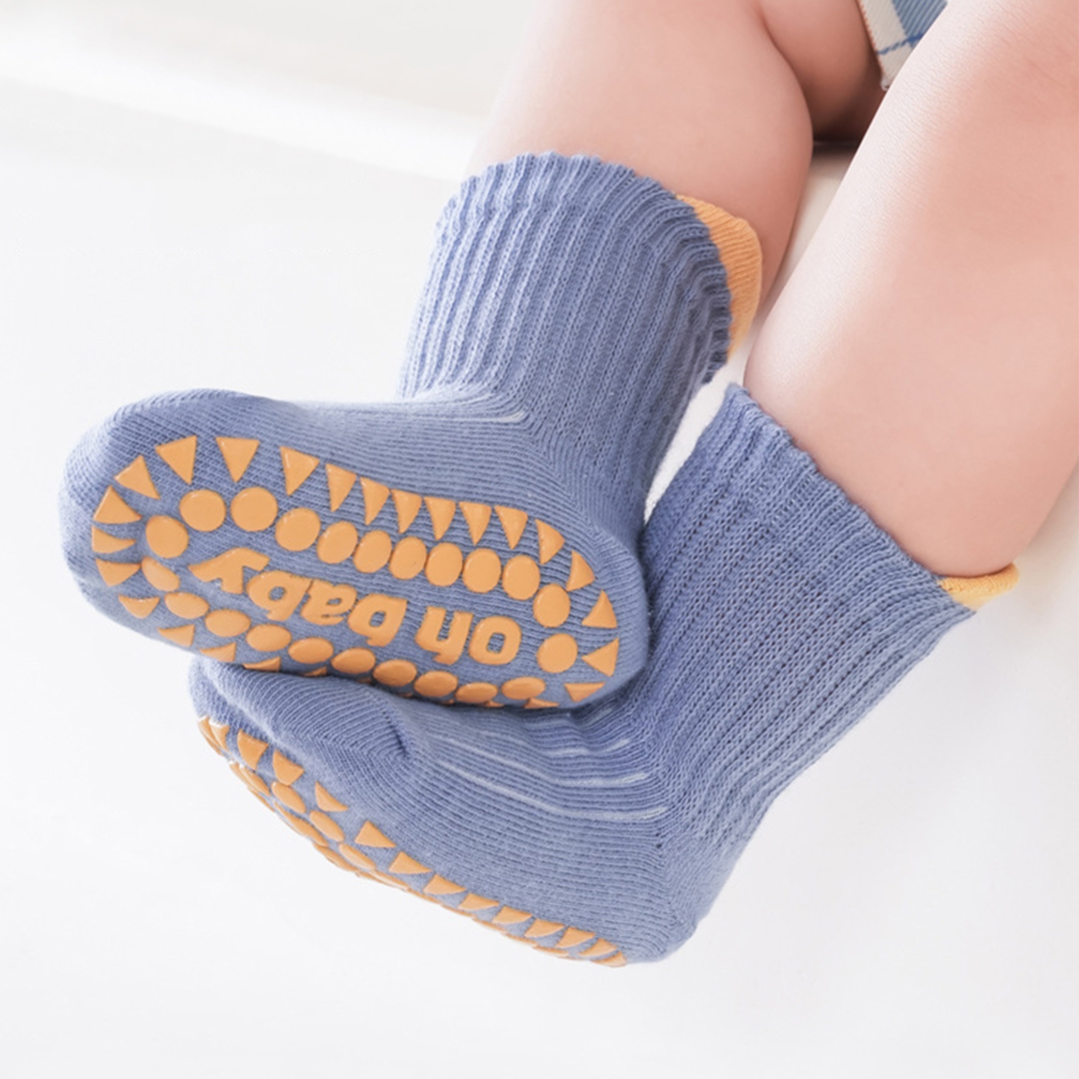 6 Pairs Of Cartoon Floor Socks For Toddler Training For Kids