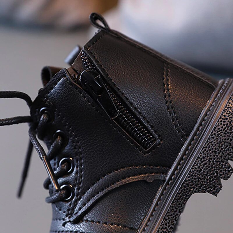 Children's Autumn Fashion Leather Boots