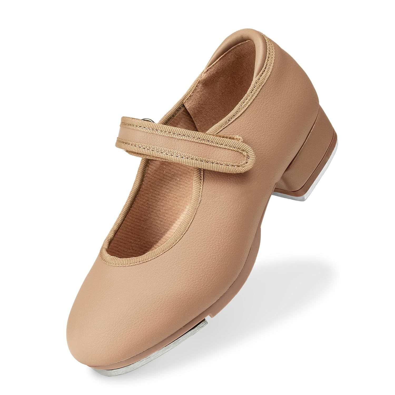 Classic Tap Dance Shoes with Adjustable Strap For Girls