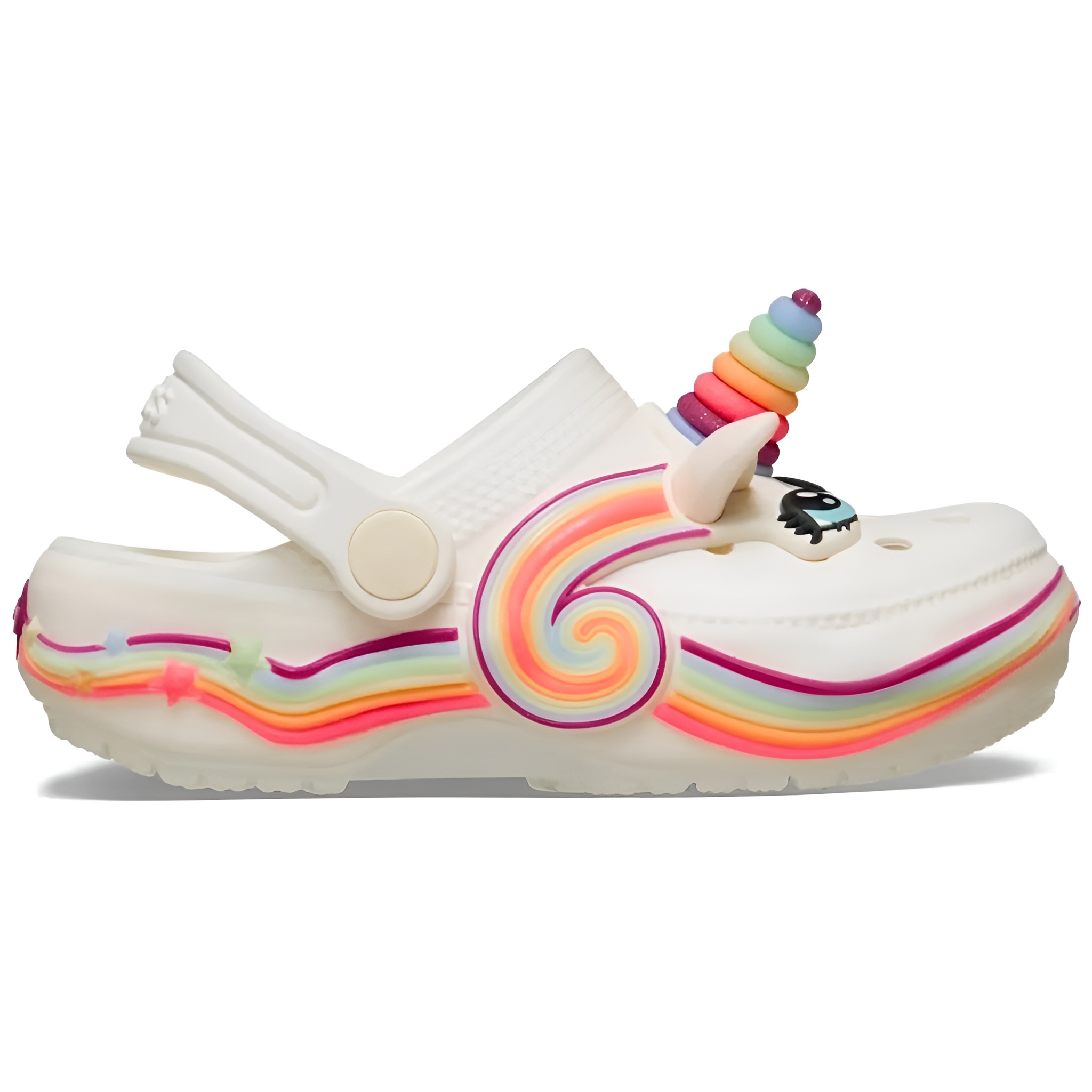 Lightweight Slip On Clogs With Unicorn Design For Kids