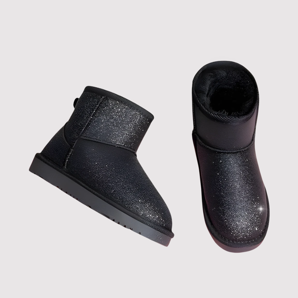 Toddler Winter Ankle Faux Fur Lined Snow Shoes