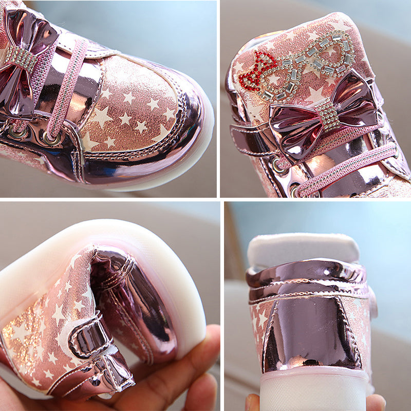 Baby LED Shoes With Lights Luminous Sneakers For Kids