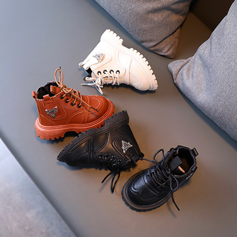 Children's Autumn Fashion Leather Boots