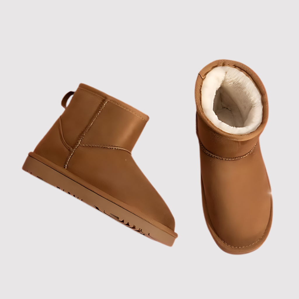 Toddler Winter Ankle Faux Fur Lined Snow Shoes