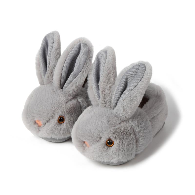 Bunny Design Plush Indoor Slippers