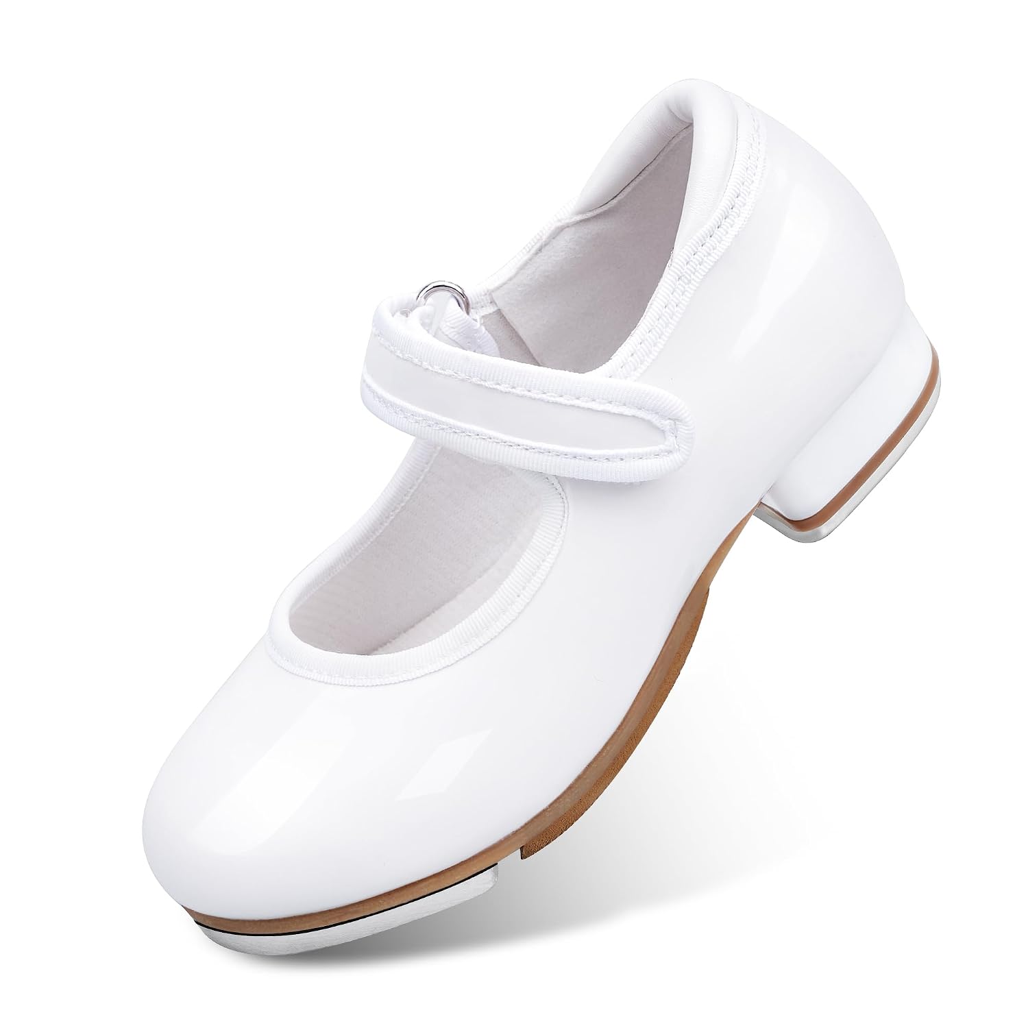 Classic Tap Dance Shoes with Adjustable Strap For Girls