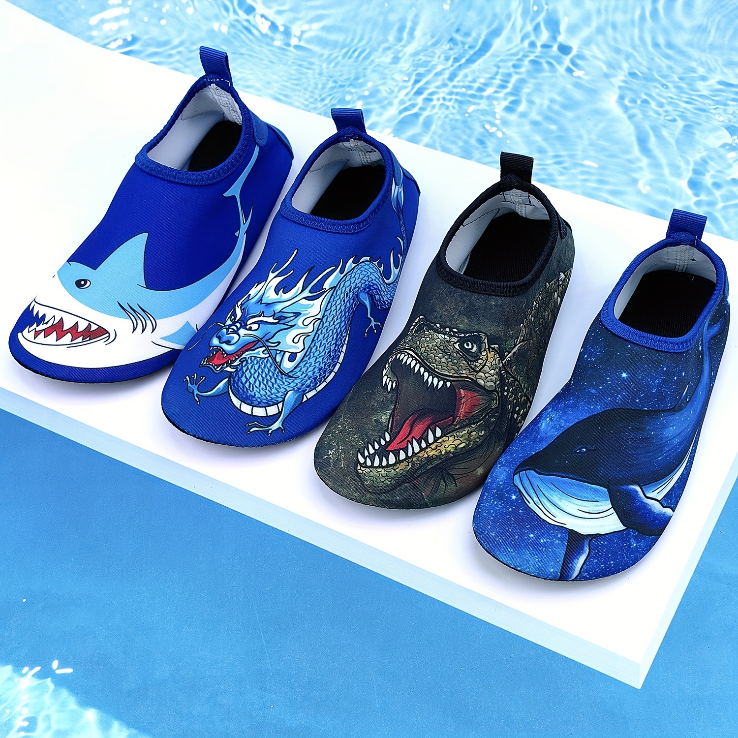 Animal Printed Surfing Sports Water Shoes For Kids