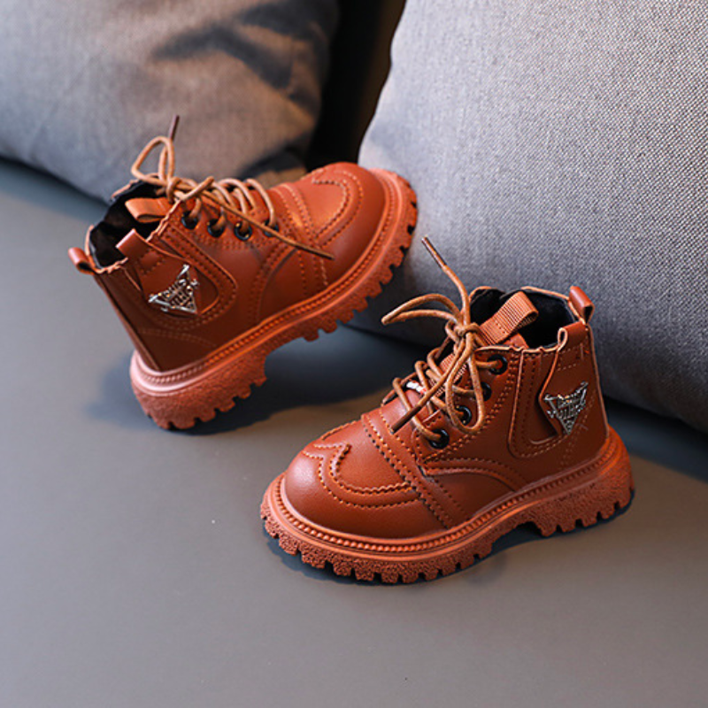 Children's Autumn Fashion Leather Boots