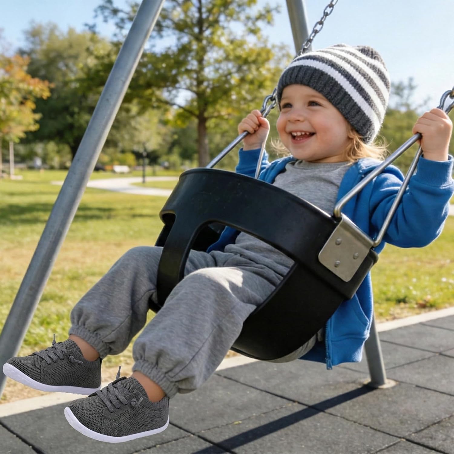 Lightweight Slip On Sneakers Soft Shoes For Kids