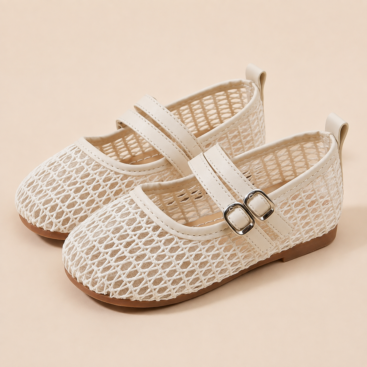 Adjustable Retro Style Fashion Sandals With Strap For Girls